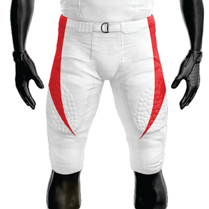 Personnalisé 100% Polyester Sublimé Uniforme De Football Américain pour Hommes Respirant Blanc Rouge Tackle Twill Team Gear Maillot Court - Product Image 5
