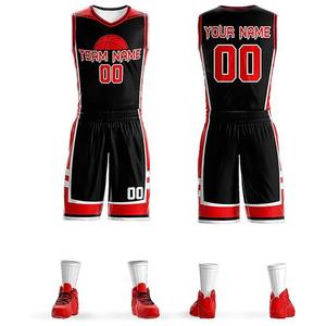 Uniformes de basket-ball pour hommes, logo personnalisé de qualité supérieure, meilleure vente, nouveau modèle, grande taille, à bas prix - Product Image 1