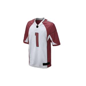 Maillot de football américain unisexe de haute qualité à manches courtes imprimé personnalisable 100% polyester antibactérien toutes saisons - Product Image 2