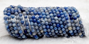 Natural Healing Blue Color Sodalite 8mm Round Crystal Loose Beads Semi Precious <b>Stone</b> For Meditation Jewelry Making - Product Image 4