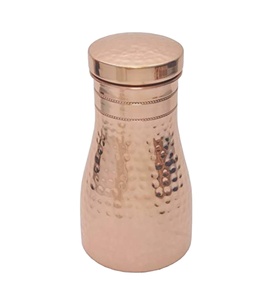 Meilleures ventes Pot à sucre en cuivre pur martelé personnalisé importé d'Inde par exportateur - Product Image 1