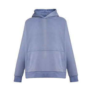 Sudaderas Térmicas de Algodón para Hombre, Bordado Desgastado de Alta Calidad, OEM, Anti-Pilling, Personalizables, Más Vendidas - Product Image 1