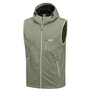 Respirant usine Street Wear à la mode Softshell gilet taille régulière bonne qualité prix raisonnable Bomber Softshell gilet - Product Image 6