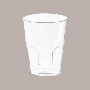Ensemble de 5 verres à cocktail transparents SMMA 300cc, design original, style simple, logo personnalisable pour les boissons, les fêtes, les mariages - Product Image 3