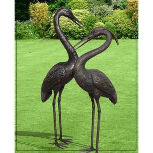 Paire de sculptures de canards en bronze, accessoires de jardin, décorations de pelouse, statues de canards antiques et ornements, fournitures de ferme - Product Image 6