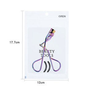 ที่ดัดขนตาแบบแมนนวลสแตนเลสขนาดเล็ก 2 ชิ้น อุปกรณ์ช่วยดัดขนตาปลอม เครื่องมือแต่งหน้าดวงตา พร้อมคู่มือ - Product Image 6