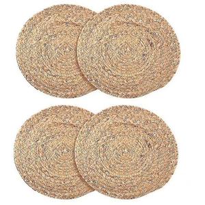 High-quality Rattan Hand <b>Woven</b> Teapot Mat Homestay Diameter Rattan <b>Coasters</b> - Product Image 5