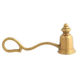 Abatidor de velas de Latón chapado en oro de estilo Vintage, herramienta elegante para velas para decoración del hogar, uso en Iglesia, accesorio decorativo - Product Image 1