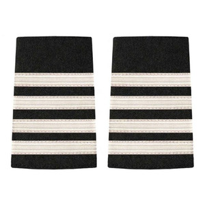 Uniformes de aerolínea de pilotos profesionales de alta calidad, barras de charreteras, charreteras artesanales para ropa con decoración de encaje - Product Image 5