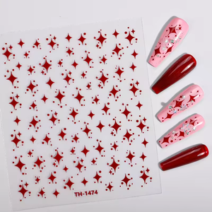 Offre Spéciale : Autocollants Adhésifs pour <span class=keywords><strong>Ongles</strong></span> à Motifs Personnalisés <span class=keywords><strong>avec</strong></span> Logo, Motif Lapin Laser, Prix Usine, <span class=keywords><strong>avec</strong></span> Designs pour <span class=keywords><strong>Ongles</strong></span> - Product Image 1