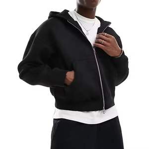 Sudadera con Capucha Holgada de Felpa Gruesa con Cierre para Hombre, Ropa Urbana de Alta Calidad, Sudadera con Capucha Extra Grande - Product Image 4