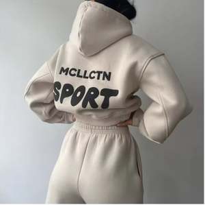 Sweat à capuche avec logo personnalisé pour femmes Vente en gros d'usine OEM Pull-over en coton Streetwear - Product Image 5