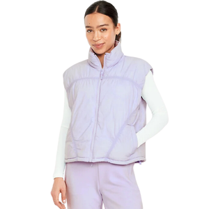 Chaqueta Acolchada de Invierno para Mujer, Forro Polar Transpirable, 100% Poliéster, Forro de Tafetán Suave, Mangas Largas, Capucha, Tallas Grandes - Product Image 1