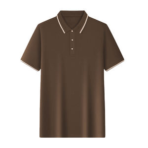 Camiseta de polo de alta calidad para hombre, Polo de golf de gran tamaño, ropa suave, impresión Digital, serigrafía, bordado DTF DTG, Color sólido - Product Image 5
