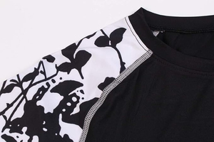 wholesale custom printing rash guard long sleeve quick ship oem rash guard surfing <b>swimming</b> <b>shirt</b> bulk order - Product Image 4