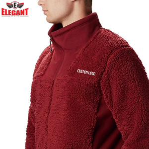 <b>Sherpa</b> fleece zipper hoodie Large <b>Jacket</b> <b>Men</b> Winter Season Wear Full Sleeve <b>Sherpa</b> Fleece <b>Jacket</b> by Elegant Sports - Product Image 5