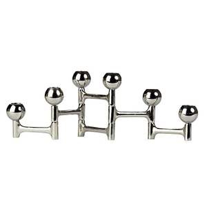 Portavelas de Metal, Decoración del Hogar, Portavelas Antiguo con Acabado Brillante, Iluminación Decorativa Hecha a Mano - Product Image 6