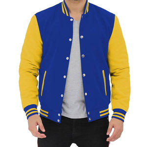 Chaqueta Varsity de Invierno de Lujo para Hombre, Chaqueta de Lana de Alta Calidad con Bordado Chenille y Mangas de Cuero - Product Image 1