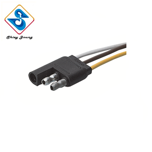 Faisceau de câblage de queue de cochon de connecteur mâle femelle à 3 voies pour camion routier - Product Image 2