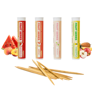 Permen disuntikkan ke tusuk gigi beraroma untuk mencegah mulut kering. - Product Image 2