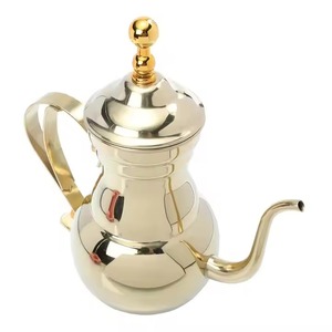 Artistic Luxury Eco-Friendly Brass Teapot with <b>Lid</b> and Smooth Finish Curved Spout for Tabletop Wedding or Festival Decoration - Product Image 5