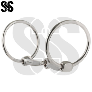 Mors de dressage Eggbutt pour chevaux, durables, sûrs, confortables, en acier inoxydable, outil d'entraînement et d'équitation, couleurs personnalisables - Product Image 3