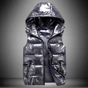 Logo personnalisé Gilet bouffant Vêtements d'hiver matelassés légers unisexe Vente en gros Gilet bouffant Veste chaude sans manches - Product Image 5