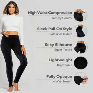 Leggings pour femmes logo personnalisé OEM tissu respirant coupe extensible design parfait pour marque teamwear et promotions sportives - Product Image 5