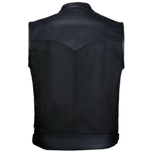 Meilleur prix hommes mode respirant grande taille hiver gilet en cuir Design Unique tenue décontracté en gros gilet en cuir de qualité supérieure - Product Image 6