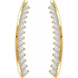 Pendientes de Diamantes Elegantes y con Estilo para Mujer - Product Image 2