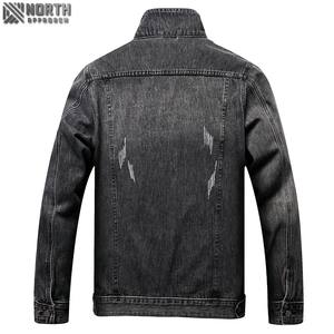 Custom Logo Print Front <b>Casual</b> Streetwear Wholesale Fashion High Quality Breathable Winter Denim <b>Jacket</b> <b>Mens</b> <b>Jackets</b> - Product Image 6