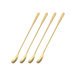 Cuillère de Bar en laiton Cuisine Dîner Vaisselle avec Long Manche Laiton Doré Barware Utilisé Meilleure Vente Vente - Product Image 5