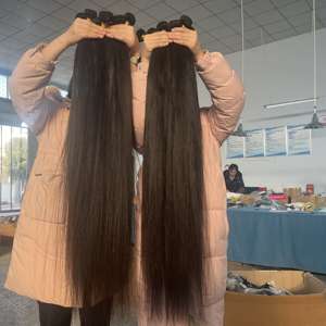 Achetez des mèches de cheveux vierges non traités de qualité 10A 12A Remy, cheveux chinois bruts, 100% cheveux d'un seul donneur, pour tissage - Product Image 4