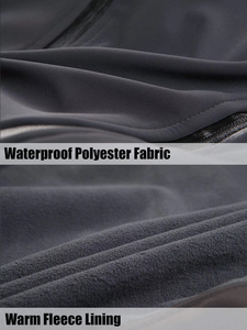 Chaqueta Softshell Delgada de Lona con Cuello Alto Ajustable, Estilo Moderno, Personalizada, Recién Llegada, para Hombre 2026 - Product Image 5