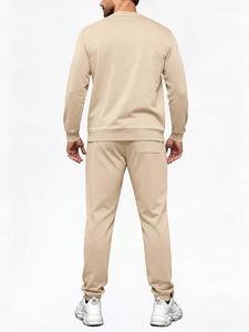 Premium Unisex Sweatsuit <b>Set</b> 2 Piece Casual Crewneck Sweatshirt and <b>Jogger</b> Pants <b>Matching</b> Outfit for Everyday Wear - Product Image 6