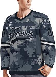 Camiseta de hockey sobre hielo de tamaño adulto con tarifa al por mayor, ropa de equipo de diseño personalizado, camiseta de hockey sobre hielo hecha en Pakistán - Product Image 3