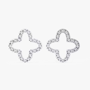 Pendientes de Araña con Diamantes de Estilo Vintage para Eventos Formales, Bodas, Bailes o Galas, Calidad de Exportación Disponible - Product Image 1