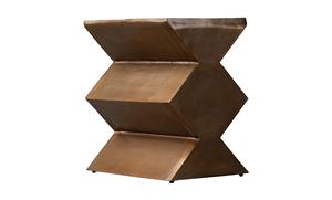 Mesa Auxiliar Moderna de Aluminio de Lujo, con Superficie Rectangular, Fabricada a Mano, de Metal Fundido, para Sala de Estar y Dormitorio - Product Image 2