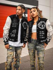 Veste de baseball tendance de qualité supérieure personnalisée pour femmes, automne 2026, broderie de lettres, uniforme de baseball, gris rose, poche, veste universitaire - Product Image 4