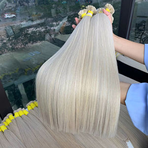 ผมต่อแบบเรมี่ลอนธรรมชาติผมบริสุทธิ์จากเวียดนาม100กรัมจมน้ำตายสองชั้นทุกสี14นิ้ว - Product Image 1