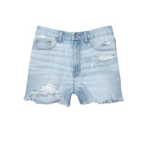Shorts Vaqueros Personalizados para Mujer, Cintura Alta, Jeans de Verano para Mujer, Pantalones Cortos Desgarrados, Ropa Casual de Calle, Botones, Desgastados, Venta al por Mayor, Los Mejores - Product Image 1