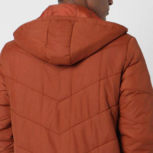 Vestes pour hommes personnalisées, couleur contrastée, col montant, logo sur le devant, tissu léger, confortable, imperméable et respirant - Product Image 4