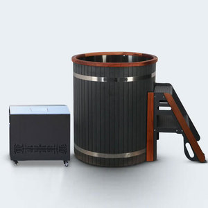 Thương mại ngoài trời thép không gỉ lạnh Plunge Máy làm lạnh và bộ lọc di động nhanh hệ thống làm mát Wifi UV máy tắm đá cho Spa - Product Image 1