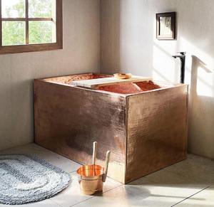 Elegante bañera de cobre de calidad de lujo para renovación de baño, precio al por mayor, accesorio de Metal DE LA India - Product Image 6