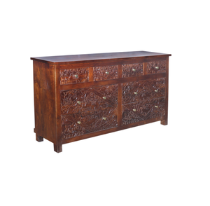 ตู้ไม้เนื้อแข็งแบบยืดขยายได้สำหรับห้องนั่งเล่นเฟอร์นิเจอร์บ้านสีสันสดใสทนทานสำหรับโรงเรียนประหยัดพื้นที่ - Product Image 3