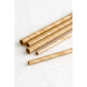 Tethys Best-Selling Eco-Friendly 11 X 210mm Kraft <b>Paper</b> <b>Straw</b> Innovative Materials Made in Korea - Product Image 2