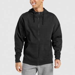 Sweat-shirt à capuche de créateur, Design personnalisé, Logo, unisexe, vierge, plein visage, fermeture éclair, vente en gros, couleur noire - Product Image 1