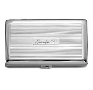 Caja de almacenamiento de caja de cigarrillos en acabado plateado, diseño personalizado para uso de regalos, accesorios para fumar para hombres, caja de cigarrillos de Metal - Product Image 5