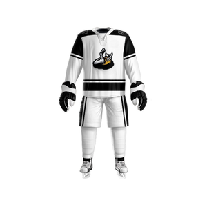 100% poliéster bandera sublimación uniformes de Hockey sobre hielo jóvenes hombres logotipo personalizado transpirable secado rápido conjuntos de ropa de equipo - Product Image 3