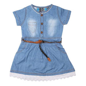 เสื้อยีนส์เด็กผู้หญิง - สีฟ้าอ่อน - Product Image 1